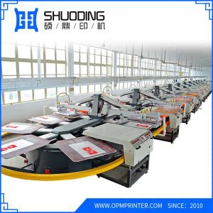 Meaisín priontála scáileáin rothlach uathoibríoch